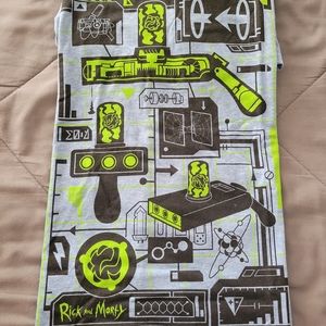 Rick and Morty Portal Gun Schematic Tshirt Size Large Loot Crate Exclusive